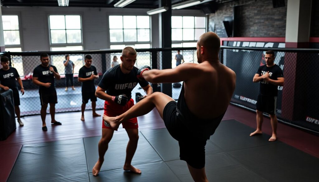 Как трансформировался стиль ведущих звезд UFC за последние пять лет: от классического ММА к кросс-дисциплинарным навыкам - иллюстрация