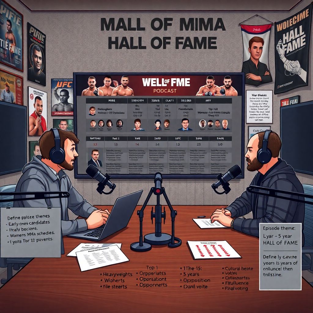 Подкаст-формат: кто войдет в зал славы ММА в ближайшие годы и почему