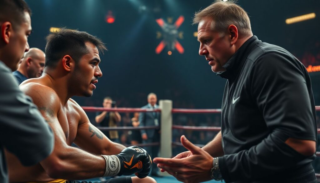 Интервью с тренером: невидимая работа в углу, подготовка к бою и управление эмоциями бойца - иллюстрация